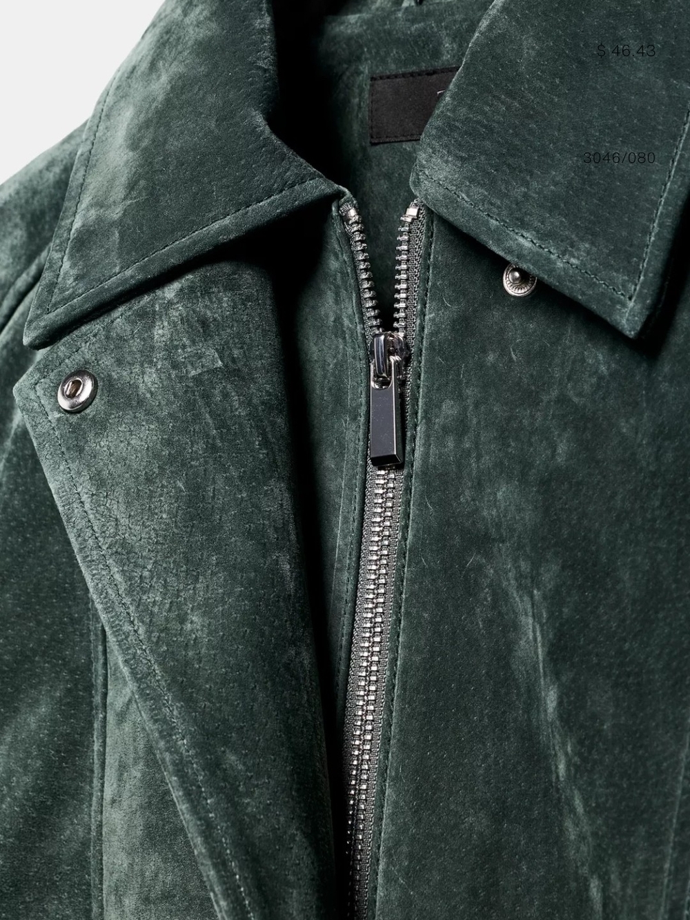 100% Leather Suede Jacket - ZARA XS